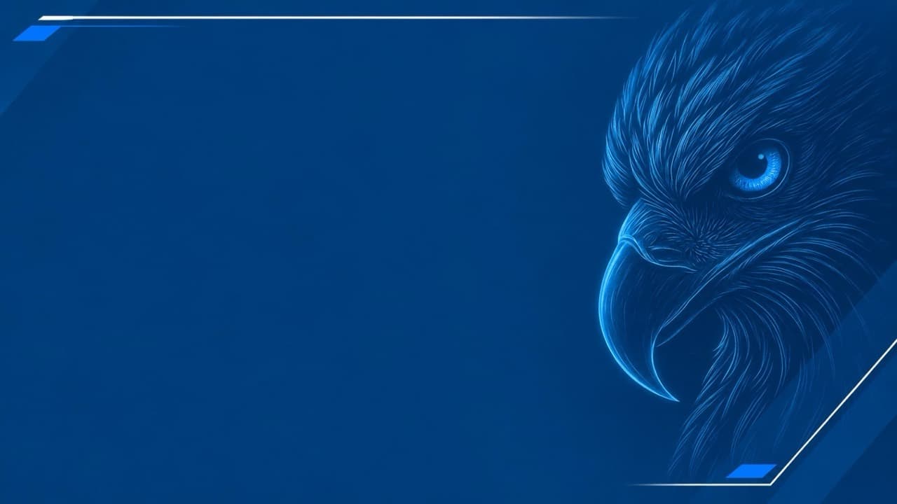 Águia azul, símbolo de visão, foco e conquista